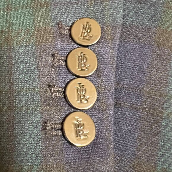 Lauren Ralph Lauren Blue and Green Plaid Blazer - Picture 4 of 14